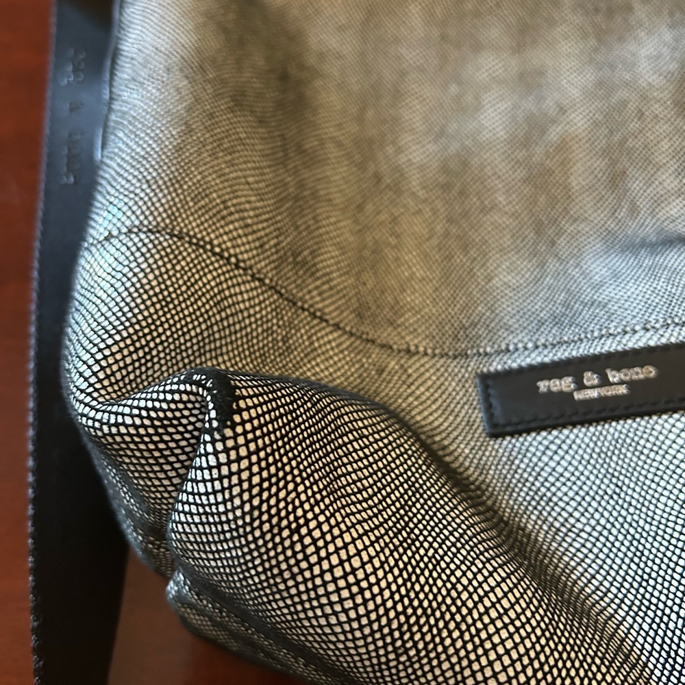 rag & bone Black and White Shoulder Bag - Picture 8 of 9